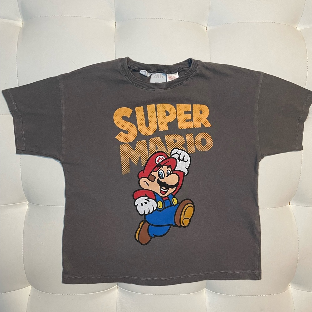 Zara Kids SUPER MARIO © NINTENDO Print T-shirt. Size 4-5
